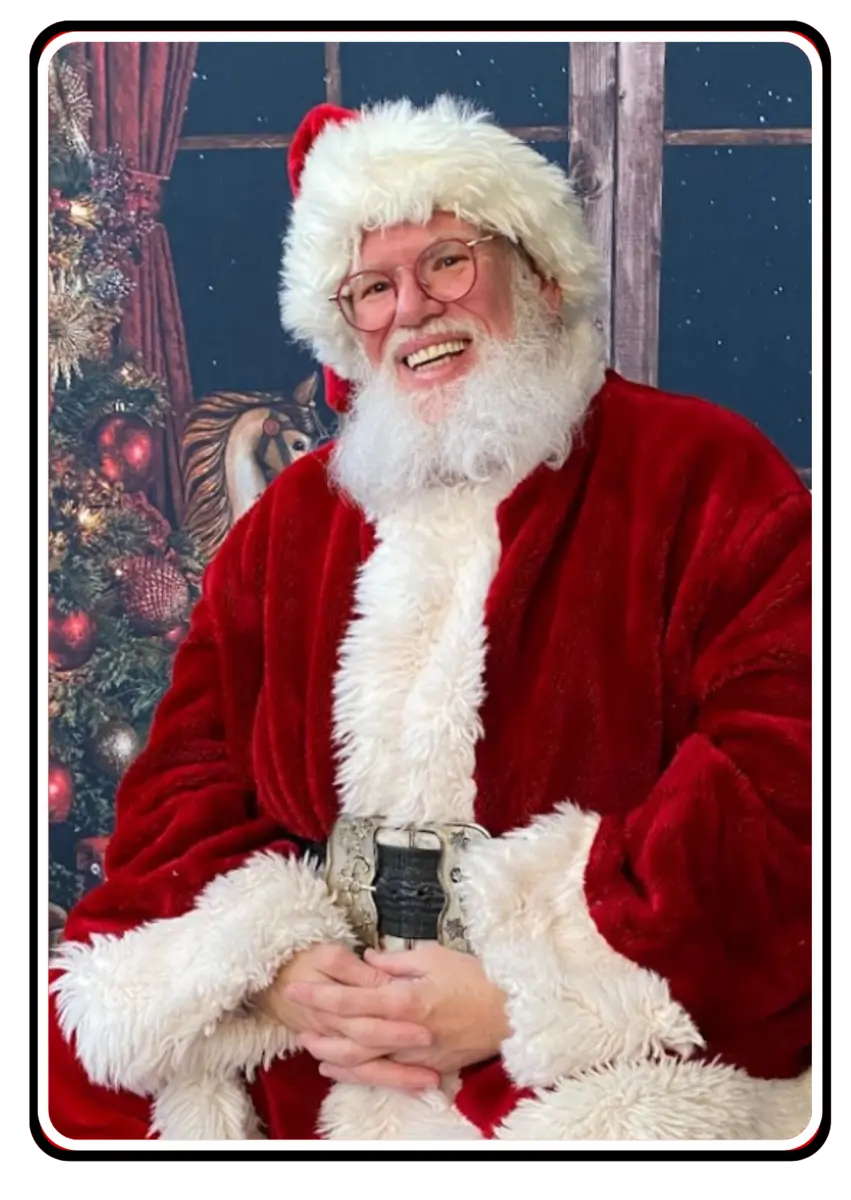 William Wiczen portraying Santa Claus